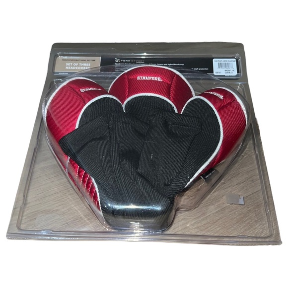 Team Effort NCAA 3-Piece Headcover Set - Stanford Cardinal - Picture 9 of 10